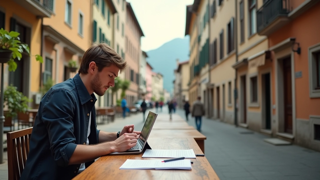 Lavagna con vocabolario tedesco elementare