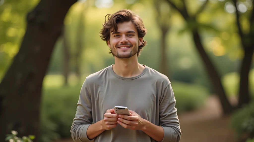 Persona che pratica conversazione tedesca in un ambiente naturale e rilassato